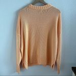 A New Day NWT Muted Orange Open Knit Crew Sweater Pullover XXL Photo 2