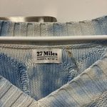 Anthropologie 27 Miles Blue & White Sweater Photo 4