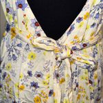 Free People Chic Floral V-Neck Mini Dress Photo 7