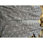 Alex Evenings  Womens Petite 16P Tan Dress Zip Sequined‎ Formal Evening Business Photo 6