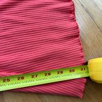 Aerie NWT Kick-It Ribbed High Waisted Super Flare Pant Size Medium Coral Pull On Photo 5