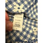 Altar'd State  blue and white gingham dress with flowers women's large Photo 3