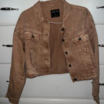 These Three Boutique Brown denim jacket  Photo 0