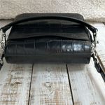 Coach Black Leather Croc Embossed Cassie 19 Crossbody Bag Purse New NWT Photo 5