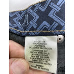 JM Collection Womans Excellent  Blue Jeans Cropped 10 Decal Accent 0046/Q2 Photo 3