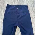 New Balance NB Womens Dry Classic Capri Active Leggings in Navy Blue Size S Photo 5