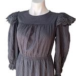 Universal Threads NWT, Universal Thread Ruffle Long Sleeve Ruffle Dress Dark Gray, Sz XS Photo 6