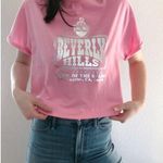 Nordstrom Neema California Beverly Hills Boxy Crop Tee Pink Medium  Photo 0