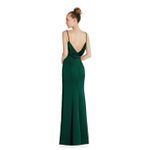 After Six 6856 Draped Cowl-Back Princess Line Dress in Hunter Green Sz 14 NWOT Photo 1