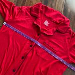 Gillian and OMalley Modal Tuxedo Men’s Style Pajama Set Button Down Red Photo 3