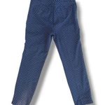 Talbots Garden Dot Chatham Ankle Pants-Size 8-Bi-Stretch-Twill-Welted Pockets Photo 4