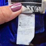 Vtg 1990s Zum Zum Blue Velvet Bow Accent Satin Skirt Maxi Prom Dress 3 4 Photo 7