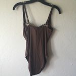La Blanca NWT  One Piece Cheetah Print Swimsuit in Chocolate Brown Photo 2