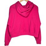 Calvin Klein  Jeans Pink Cropped Hoodie Sweatshirt Logo Size M Photo 1