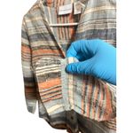 Alfred Dunner  Button-up Shirt Womens Size 12 Multicolor Striped Cotton Photo 3