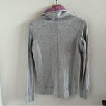 Lululemon Reversible Sweatshirt In A Cinch Long Sleeve Gray Purple 6 Photo 1