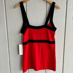 Valentino NWT Cashmere Wool Sleeveless Sweater in Red Size IT 48 Deadstock Photo 5