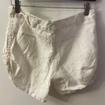 Max Studio White Linen Shorts Size 4 Photo 1