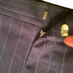 Marc Jacobs  pinstripe flare pants‎ blue navy cotton size 10 Photo 4