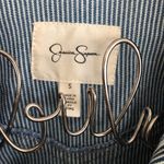 Jessica Simpson denim striped jacket S Photo 2