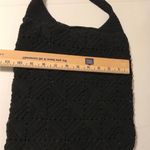 Crochet hobo shoulder bag black Photo 5