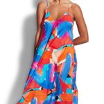 Seafolly x Anthropologie Arthouse Scarf Dress in Chilli Large Photo 2