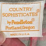 Pendleton Vintage  Country Sophisticates‎ Pink Plaid Pleated Skirt Size 10 Photo 3