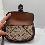 Dooney & Bourke  Brown and Khaki Signature Canvas Wristlet Photo 4