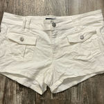 Aeropostale  Women's White Cargo Shorts Size 12 Photo 0