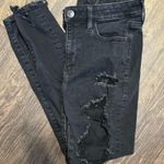 American Eagle Black Women’s Size 8 Regular  Hi-Rise Jegging Photo 1