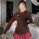 SKIMS THE NORTH FACE X  DOTKNIT LONG SLEEVE TOP in cocoa Photo 7