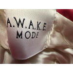 A.W.A.K.E. MODE‎ Small Lucy Faux Leather Padded Top Handle Bag Red Photo 9