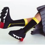 iRi WES I Neoprene Low Top Platform Sneaker Size EU 36.5 US 6.5 Black Red White Photo 12