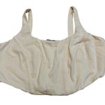 Wild Fable Women's Beige Seamed Cropped Corset Tank Top - Size Medium - NWT Photo 0