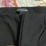 Pretty Little Thing  8 black chiffon frill sleeve lace insert hook & eye corset Photo 8