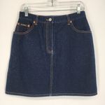 New York & Company NY Jeans Denim Skirt Dark Wash Size 8 NWT Vintage Blue Photo 1