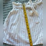 Altar'd State Cream Striped Women Shorts Photo 6