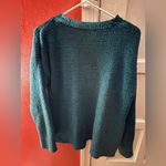 Cable & Gauge Knit Dark Emerald Green Pullover Sweater Photo 4