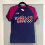 Sochi Russia Bosco Purple Pink 2014 Winter Olympics T Shirt Sz L / M Size L Photo 0