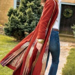 Soft Surroundings  RARE Noir Bedouin Oasis Quilted Tapestry Boho Long Coat XL Photo 0