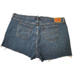Levi's ‎ 501 Womens Denim Jean Shorts 22W Plus Size Button Fly Frayed Hem Blue Photo 6
