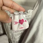 Buddy Love Sasha Tie Front Cut Out Mini Dress Size XS Gray Photo 4