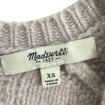 Madewell Palisade Cable Knit Back Zipper Merino Wool Sweater Photo 3