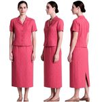 Coldwater Creek Skirt Suit Womens Coral Sleeveless Top Vintage Maxi Chic Size 8 Photo 1