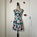PINK - Victoria's Secret  Tropical Print Cut Out Back Dress Size Small Photo 13