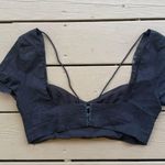 ZARA Black  Top Crop Photo 1
