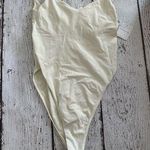 Free People Intimately Ivory Strapless Bodysuit Size XS/S Shelf Bra Photo 0