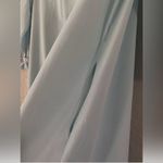 Vintage Gossard Artemis Nightgown Womens Medium Ice Blue Nylon Robe Button Up Photo 4