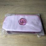 Mary Kay Makeup Bag Pouch Lilac Maroon Pink Flower Zippered Vanity Travel Case Photo 7