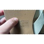 CHAPS  Ralph Lauren women slip on flip flops white with tan soles Size 9/10‎ Photo 4